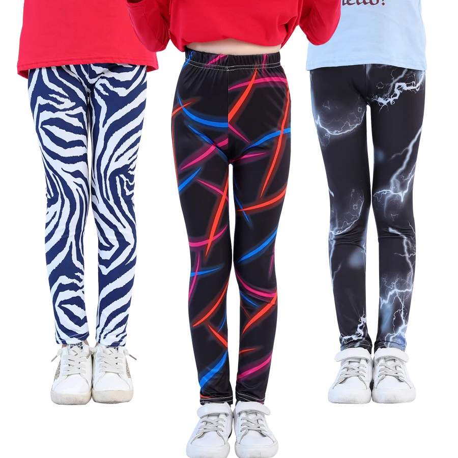 Sheecute lányok nyomtatás legging Újszülött Elárusítónő ruhák gyerekeknek nyomtatás virágos Sovány legging