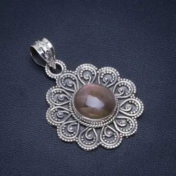 

Natural Blue Fire Labradorite Handmade Unique 925 Sterling Silver Pendant 1.5" B3148