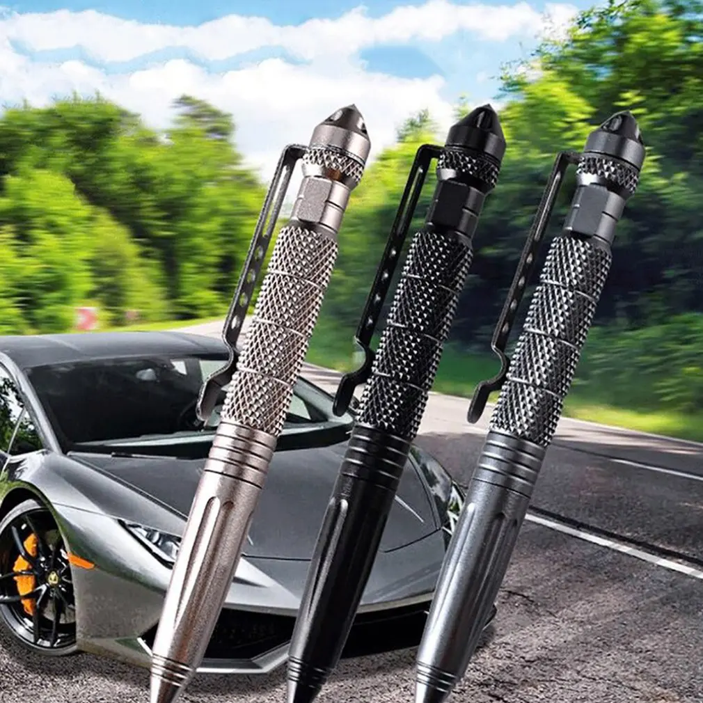 

Multifunctional Tactical Pen Tungsten Steel Protective Broken Window Pen Outdoor Ladies Anti-Wolf Pen Self-Defense Pen