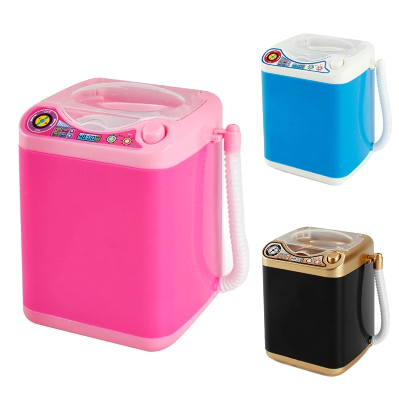 Mini lavadora automática esponja limpiadora de maquillaje, máquina de limpieza de esponjas de maquillaje, herramienta de limpieza