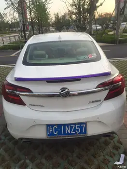 

Car Styling Exterior ABS Plastic Primer Color Rear Spoiler Tail Trunk Roof Wing Decoration Fit For Buick Regal 2014-2017 Spoiler