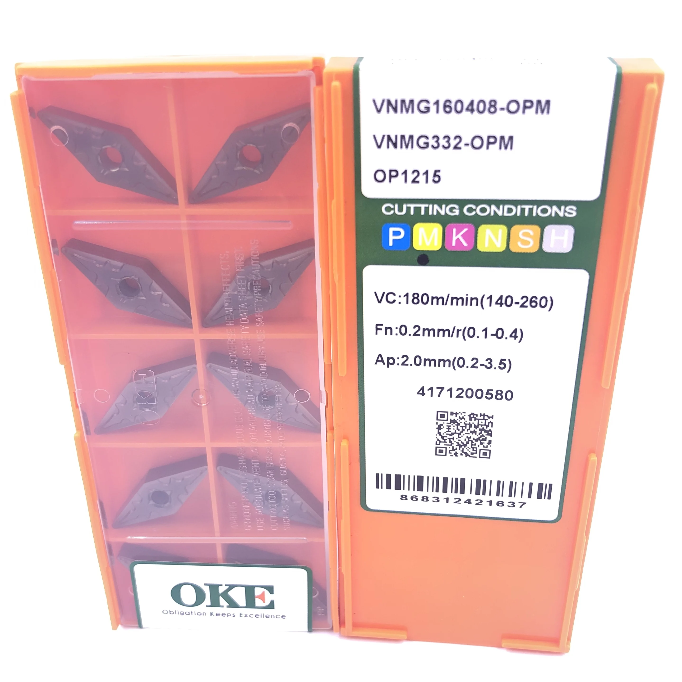 VNMG160408 OPM OP1215 Original OKE Carbide Inserts Milling Insert Lathe
