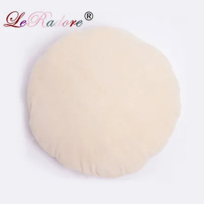 Beige LeRadore чехол для подушки, твердая чистая хлопковая круглая подушка для стула, Офисная домашняя нижняя подушка, декоративная подушка для дома, Прямая поставка - Цвет: Beige