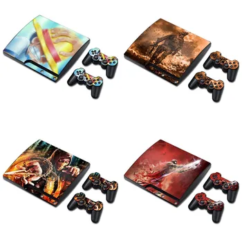 

Christmas Gift 1 set New skin Sticker For PS3 slim Console