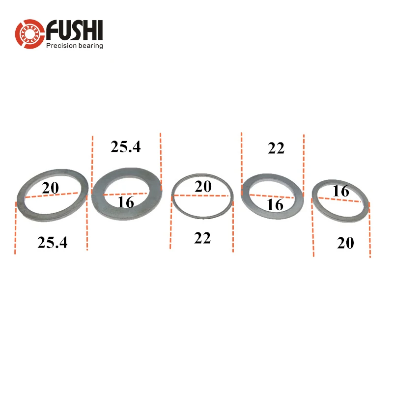 6PCS Saw blade reducer ring washer Inner hole adapter ring alloy