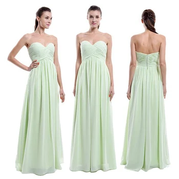 

cheap chiffon 2015 new sweetheart long bridesmaid dresses weddings for woman Sexy party gowns vestidos para festa madrinha