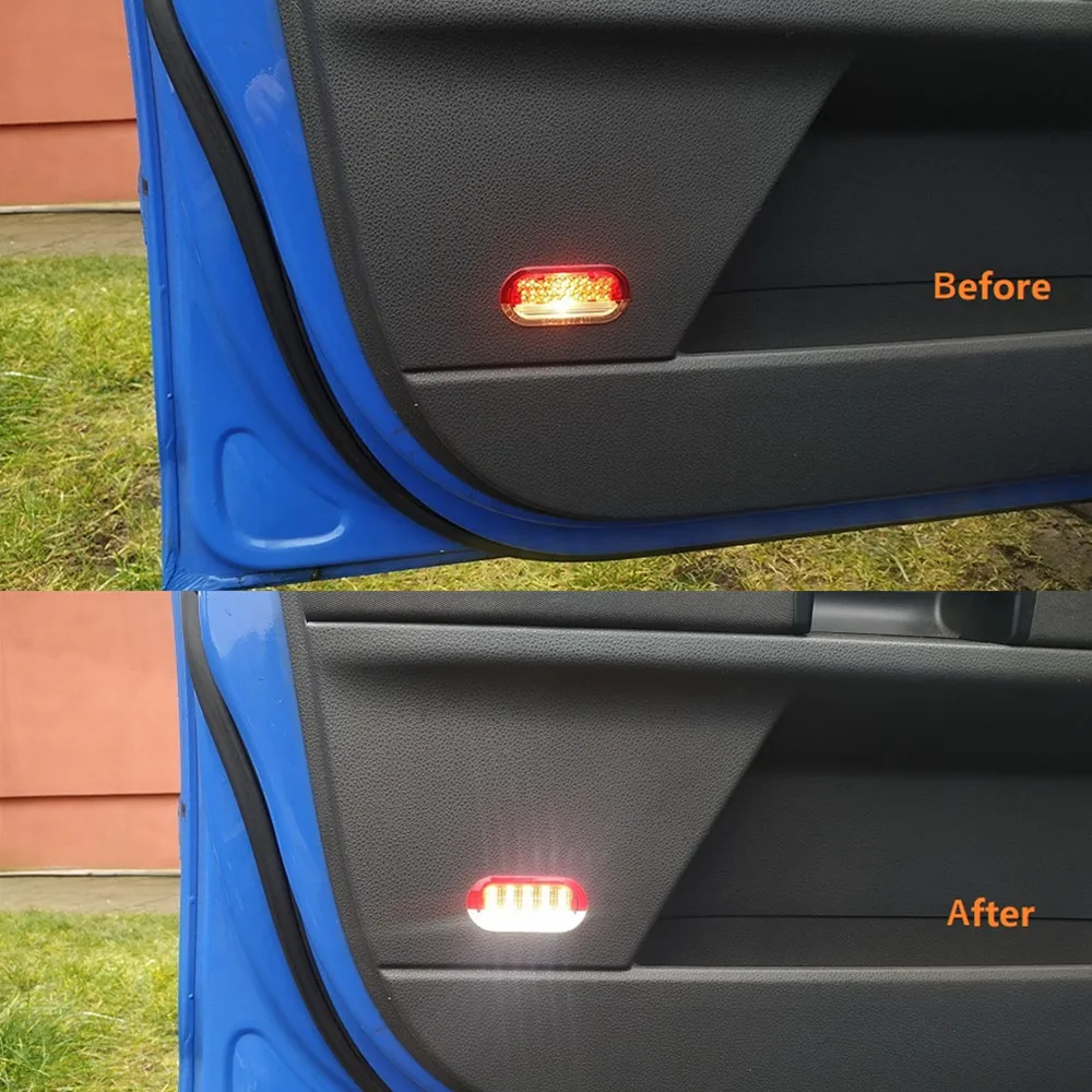 LED Ƿ   VW  MK4  Cabrio Jetta Bora  Sharan Vento Touran Skoda octavia ȯ Footwell 