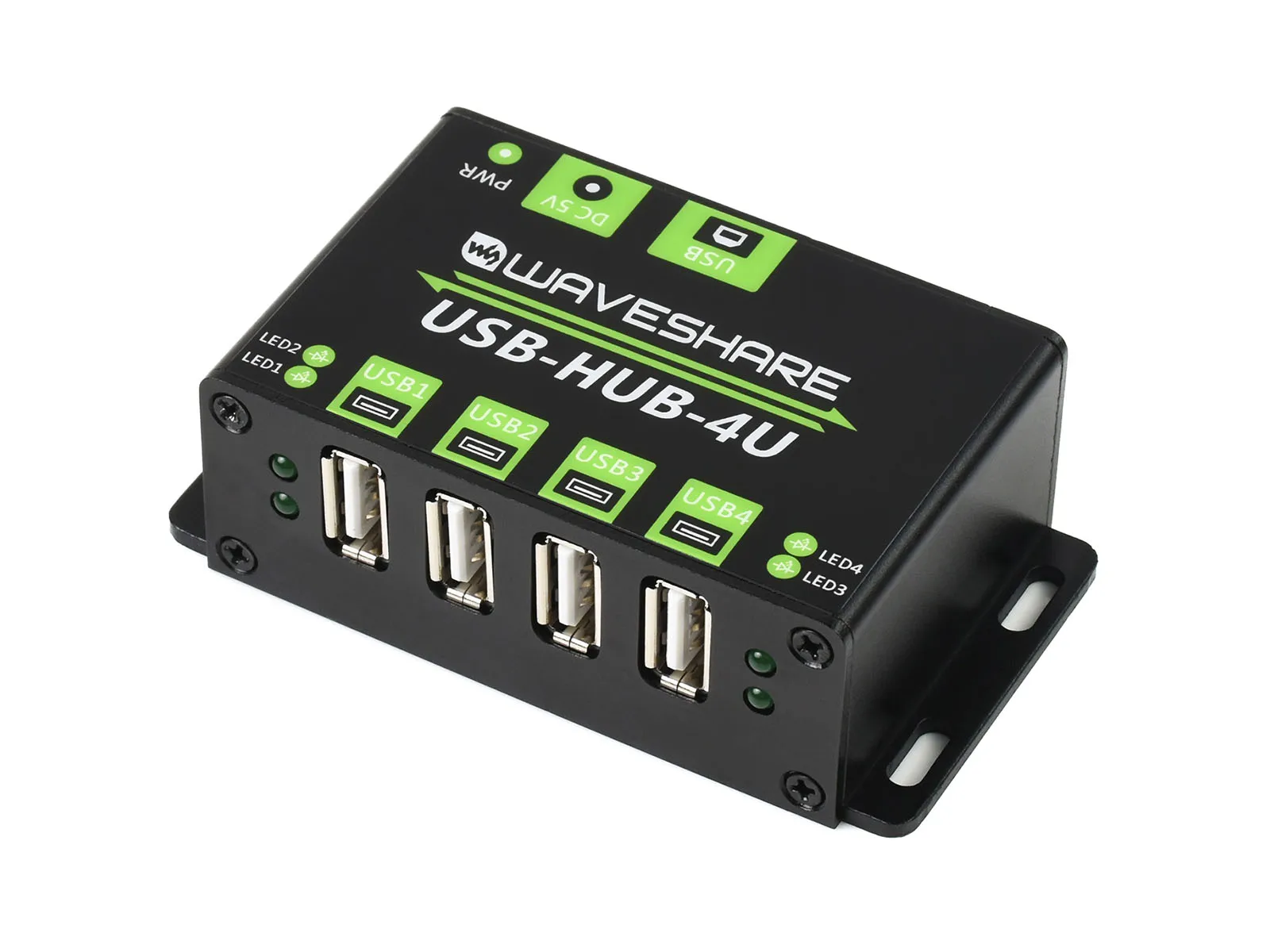 

Индустриальный аккумулятор 4U, 4 USB порта 2,0, подходит для промышленных/офисных сред с требованиями более высокого уровня устройств