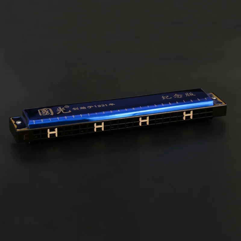 Harmonica 24 Отверстия полифония начинающих C Tune Guoguang часы в советском стиле дети взрослые для студентов самообучения ветер Instrumen