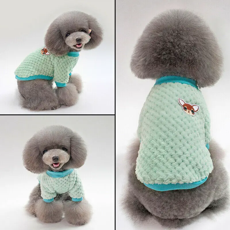 Комнатные собачки для маленьких собак, вязаный свитер, костюм, наряд, одежда джемпер жилет пальто