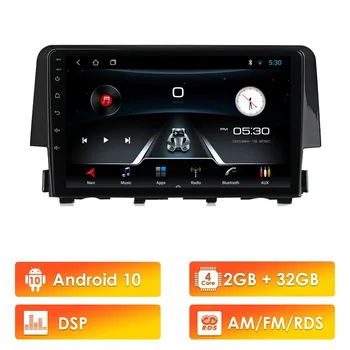 

9 Inch 2 din Adroid 10 RDS DSP Car Radio Stereo WIFI GPS Navigation Multimedia Player head unit For HONDA CIVIC 2016-2019