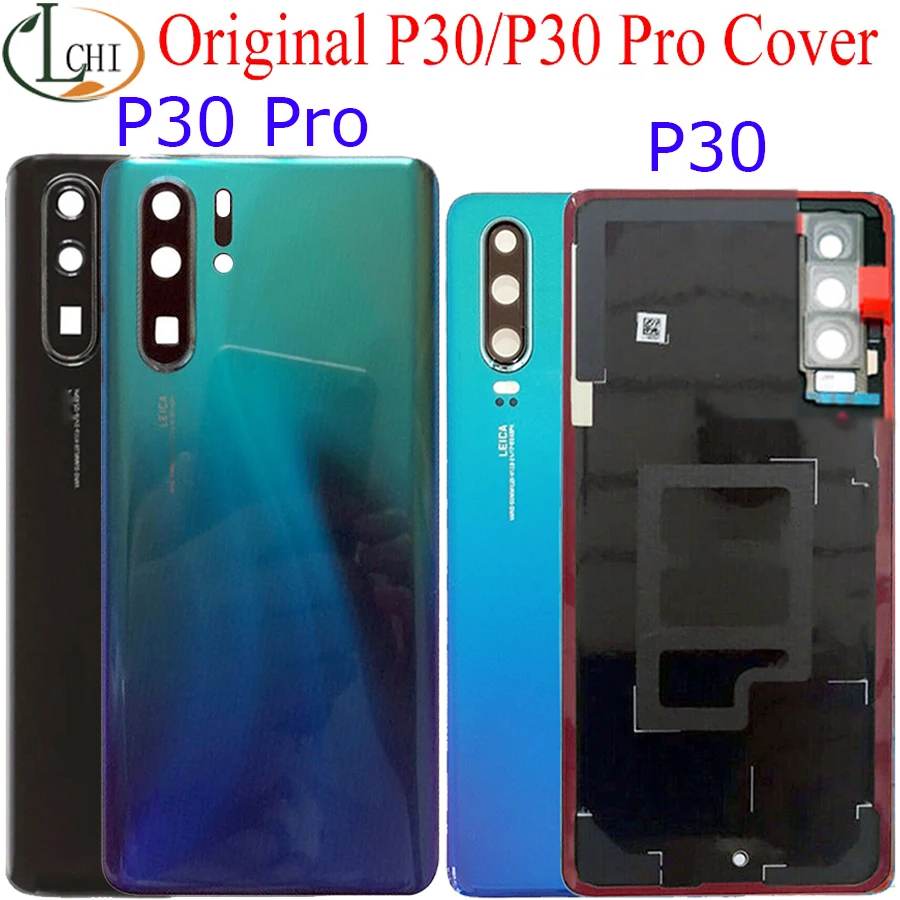 smartphone frame Original For Huawei P30 Pro Battery Cover Rear Glass Door Housing For Huawei P30Pro Battery Cover For Huawei P30 Battery Cover phone housing