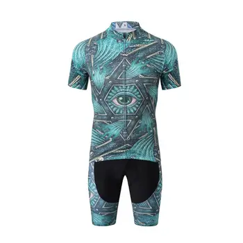 

2019 explosion models new riding suit suit men's short-sleeved riding suit summer shorts riding suit mountain bike service