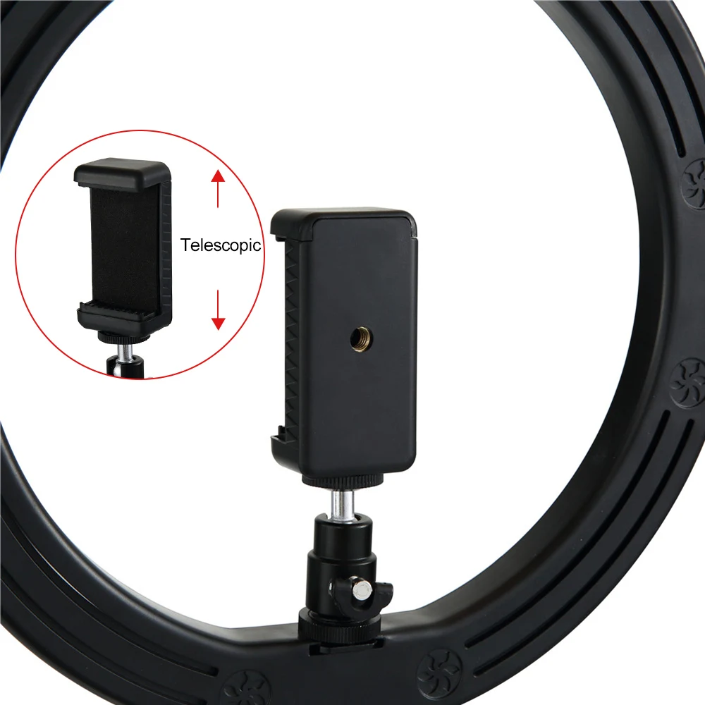 26cm USB charge New Selfie Photo Ring Light Flash Led Camera Phone Photography Enhancing Photography for Smartphone Studio VK