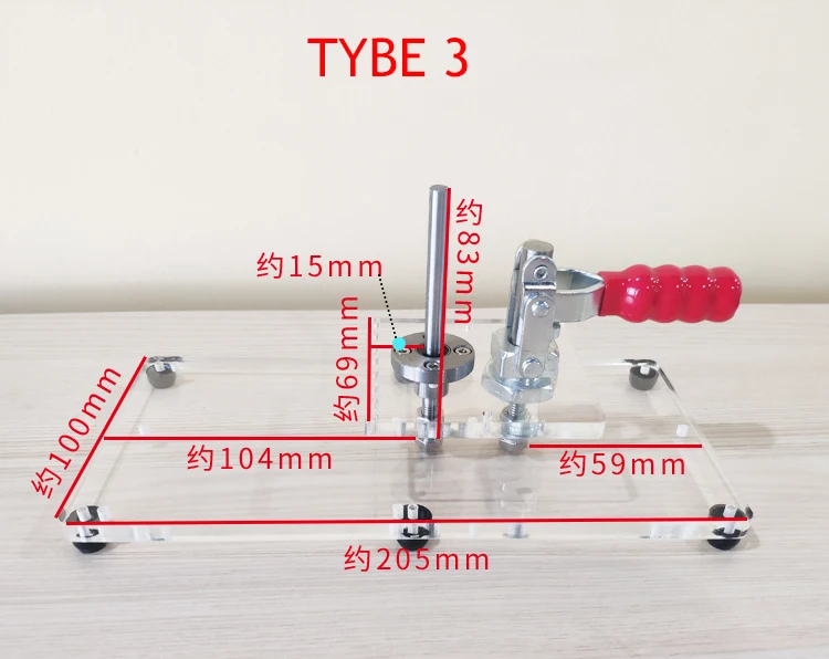 Fixture, Clip Probe, 2,54 milímetros