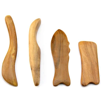 

1pc Natural Wood Massage Guasha Scraping Stick Tools Back Shoulder Neck Waist Leg Massager Tools Fast Large Area Gua Sha