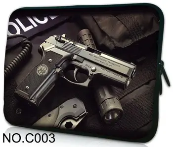 

Gun laptop bag tablet sleeve case with handle For iPad Macbook 7.9 9.7 11.6 13.3 14 15.4 15.6 17.3 17.4 Women Men Notebook Case