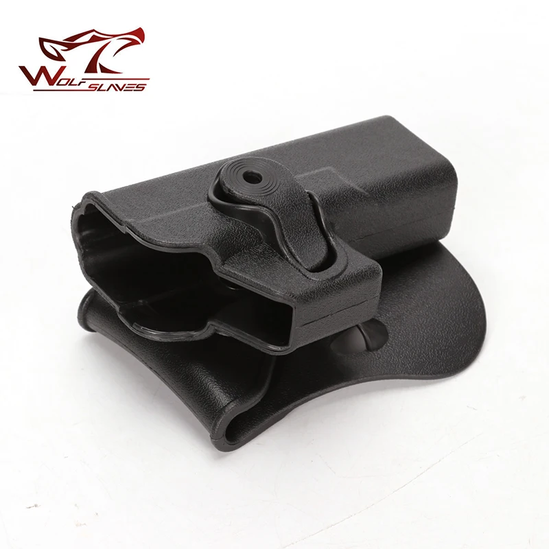 IMI ОБОРОНЫ Полимер Сохранение Roto правшей кобура для пистолета Подходит GLOCK 17/19/22/31 и двойной подсумок для охоты на открытом воздухе
