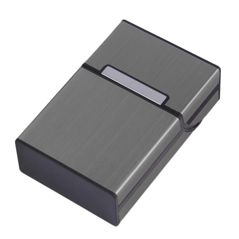 1 шт. легкий алюминиевый портсигар чехол держатель для табака карманная коробка контейнер для хранения принадлежности для курения 6 цветов дропшиппинг
