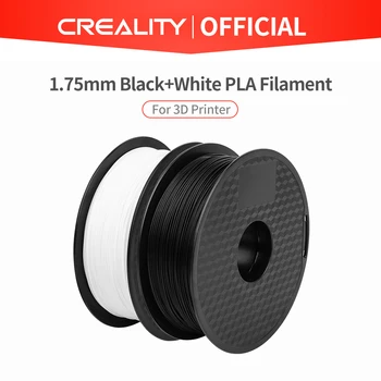 

CREALITY 3D Printer Filament Ender Brand White/Black Color Filament 2KG/Lot High Quality PLA 1.75mm For 3D Printer Printing