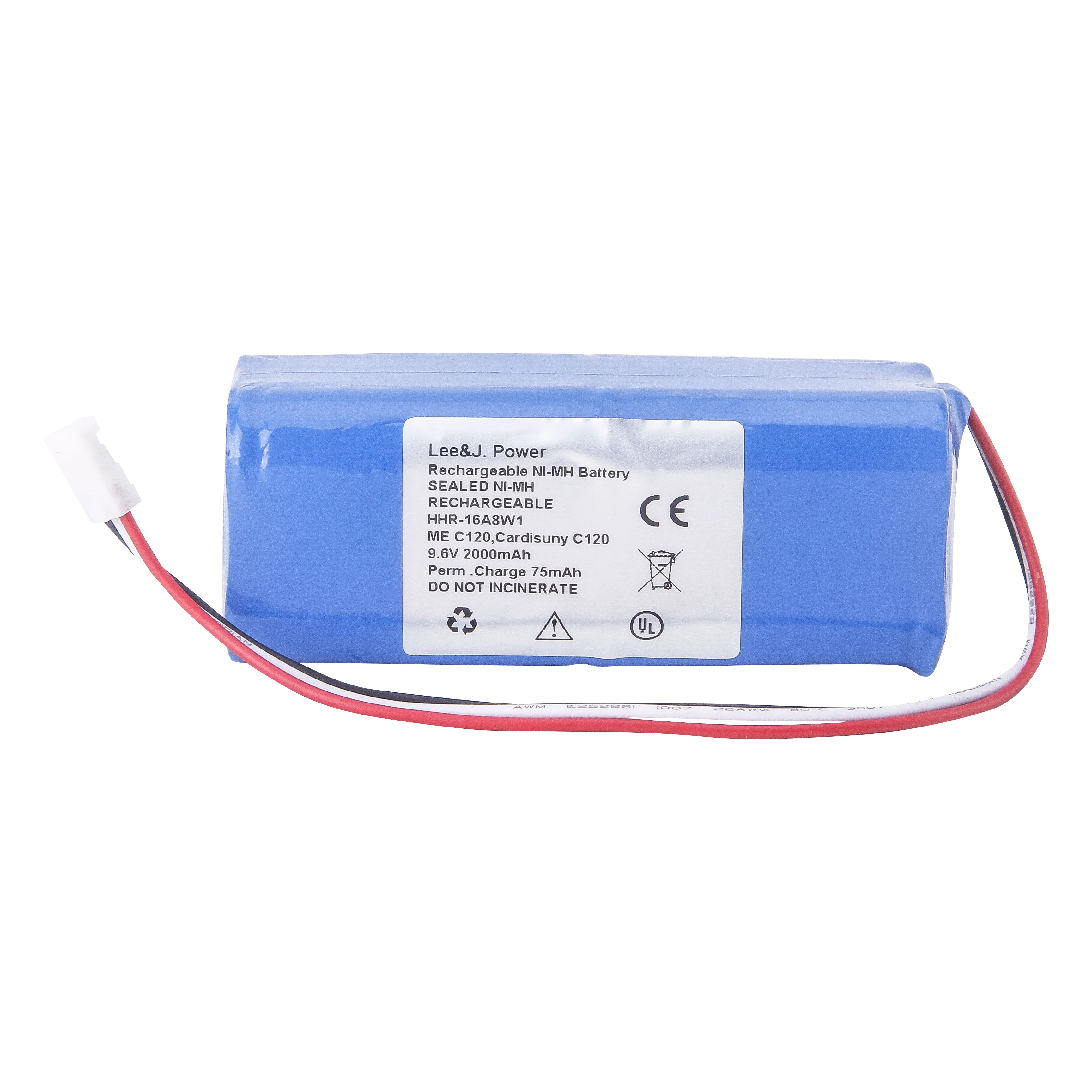 Высококачественная запасная батарея для Fukuda HHR 16A8W1 ME Cardisuny C120 C 120 ECG EKG Monitor