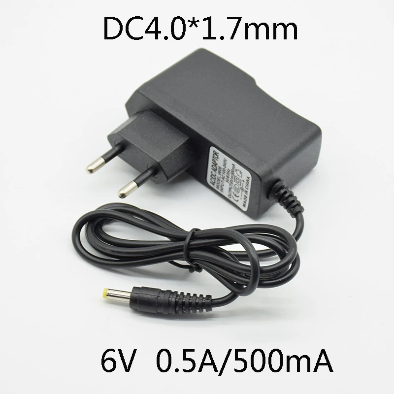 Lach Trottoir Interesseren Ac 6V 0.5A 500mA 4.0*1.7Mm Dc Voeding Adapter Oplader Omron I C10 M4 I M2  M3 M5 I m7 M10 M6 M6W Bloeddrukmeter|AC/DC-adapter| - AliExpress