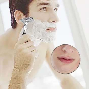

Double Edge Safety Razor Stainless Steel Manual Shaving Razor Long Handle Traditional Razor