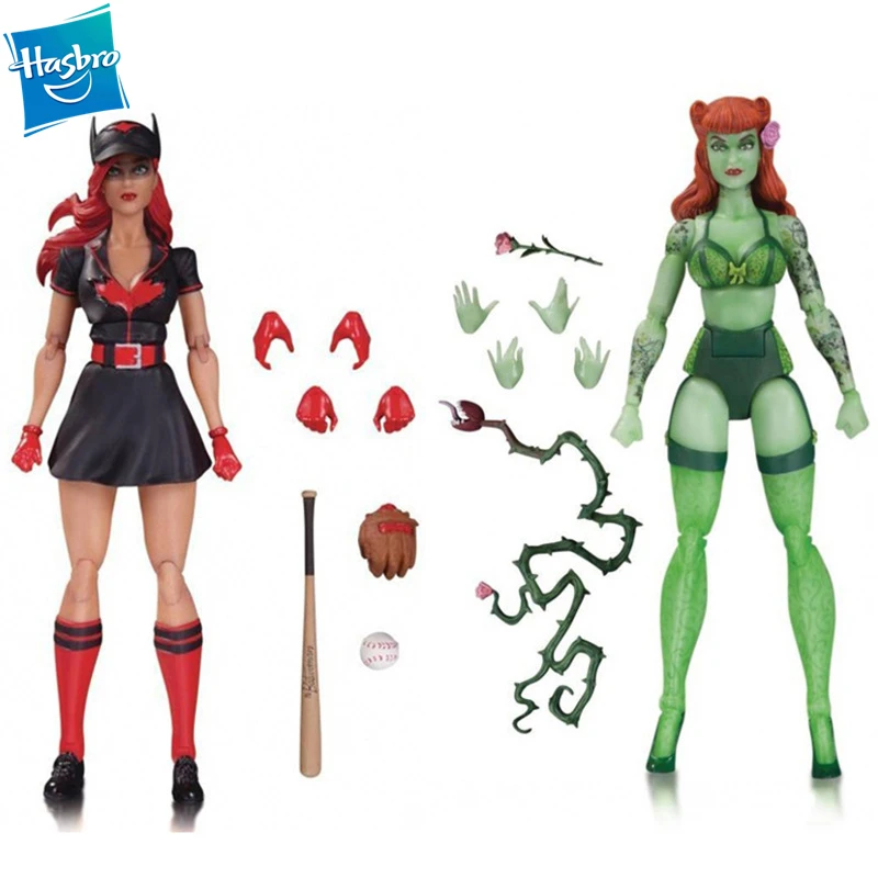 

Hasbro DC Animation Poison Ivy BatMa'am Multiple joints can rotate Doll Model toys PVC Collectible Model