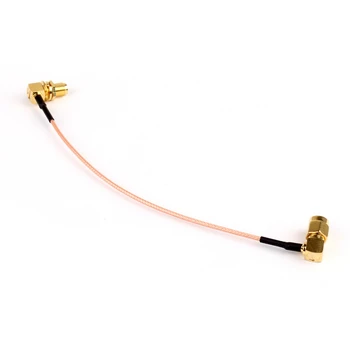 

Artudatech WIFI Extension Cable RP SMA Female To RP SMA Male Right Angle RG178 15CM 6in