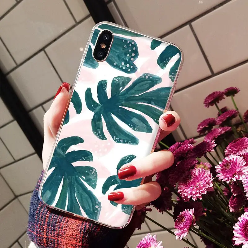 Palm tree Leaves Plant Flower pattern