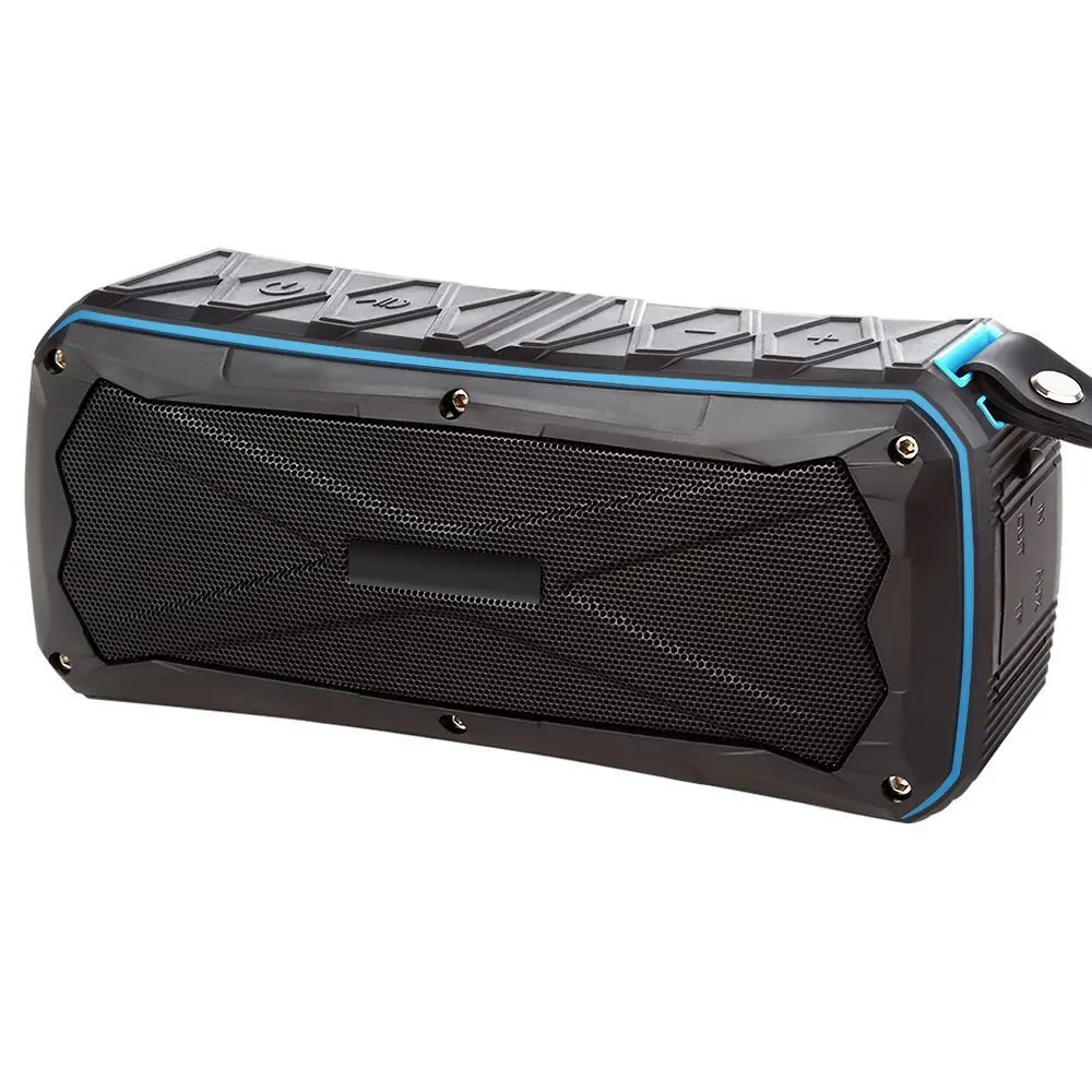 Blue S610 Bluetooth 4,1 динамик двойной рог маг бас с беспроводной стерео AUX вход играть сабвуфер 4Ω10 Вт 4500 мАч Loundpeakers - Цвет: Blue