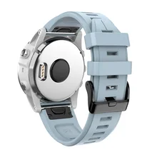 20mm silikonowy zegarek zespół pętla na pasek nadgarstek dla Garmin Fenix 5S Fenix 5S Plus HSJ88 tanie tanio luxfacigoo 20 cm RUBBER Nowość bez znaczków as show