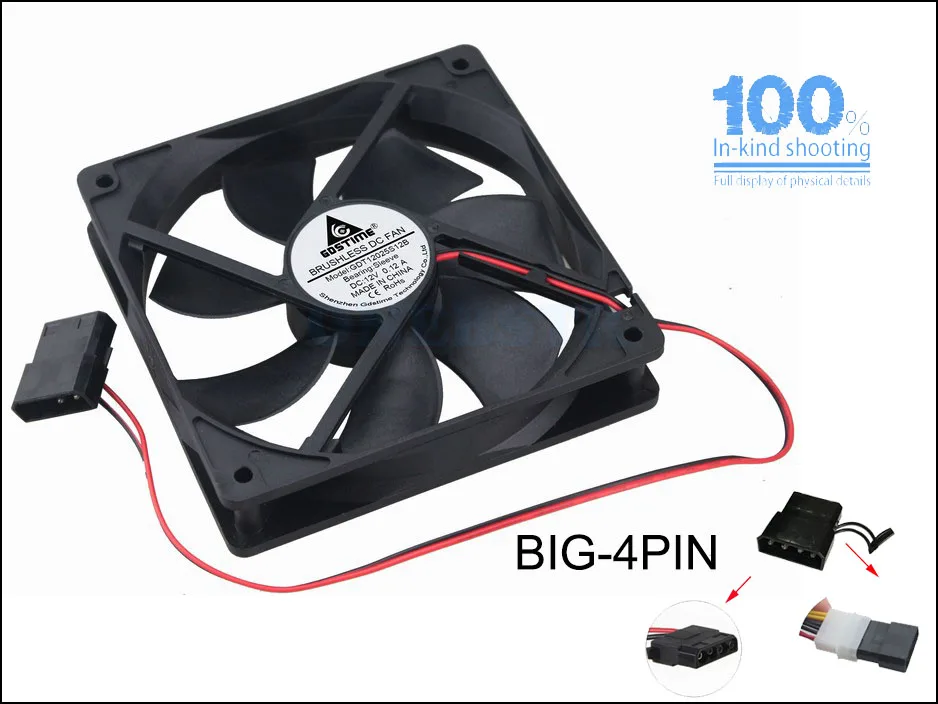 12025 Brushless Fan DC 5V 12V 24V 120X120X25mm Computer PC CPU Case Cooling Fan Refrigerator appliance repair 12cm Cooler Fans 20