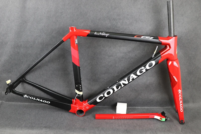 15 цветов Самые продаваемые T1100 UD Colnago C64 карбоновые шоссейные рамы комплект с 48 50 52