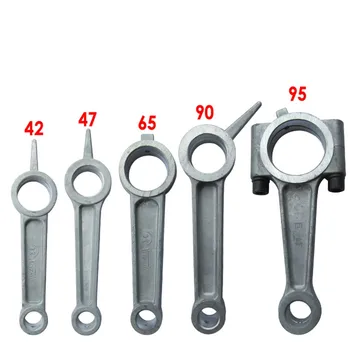 

1PC Air Compressor Connecting Rod Silver Tone Aluminum Alloy For Air compressor 42 47 62 90 95 Type