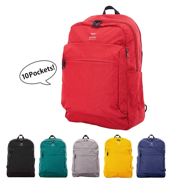 

New Style Hot Selling Japan Lotte Dull Polish Oxford Cloth 10 Bags Multi-functional Backpack School Bag Computer Bag