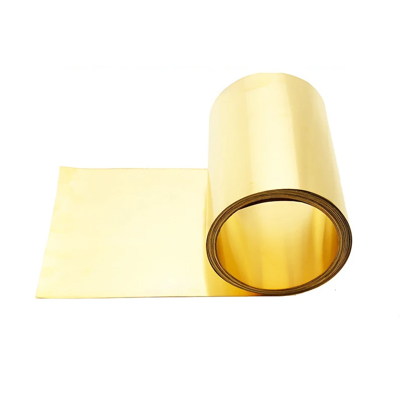 Brass Sheet Foil Strip 0.01/0.02/0.03/0.05/0.1/0.2/0.3/0.5/0.6/0.7/0.8/1mm Thick 