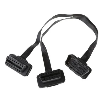 

Black Splitter Extension Cable Plastic 16 Pin Diagnostic Tools Reliable