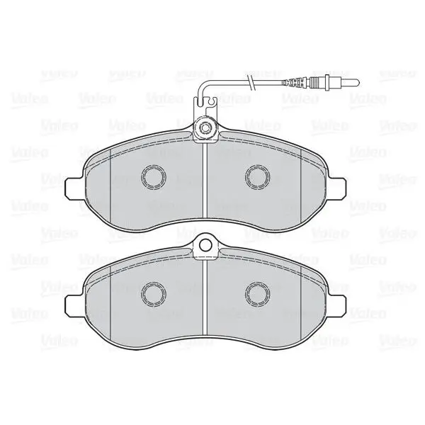 Колодки тормозные CITROEN JUMPY/FIAT SCUDO/PEUGEOT EXPERT 07- пе