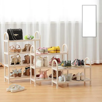 

Economical simple multi-storey dormitory bedroom shoes storage rack modern minimalist home shoe cabinet WF521258