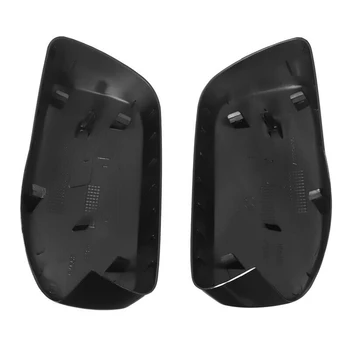 

Plastic Door Side Mirror Cover Cap 51167078360 Gloss Black Door Side Wing Mirror Cover For BMW E60 E61 2004-2007