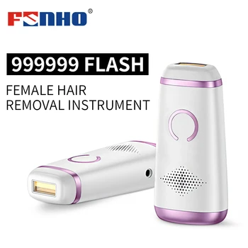 

FUNHO Upgraded 999999 Flash LPL Epilator Permanent Hair Removal Machine Bikini Trimmer Painless Photoepilator For Women F2