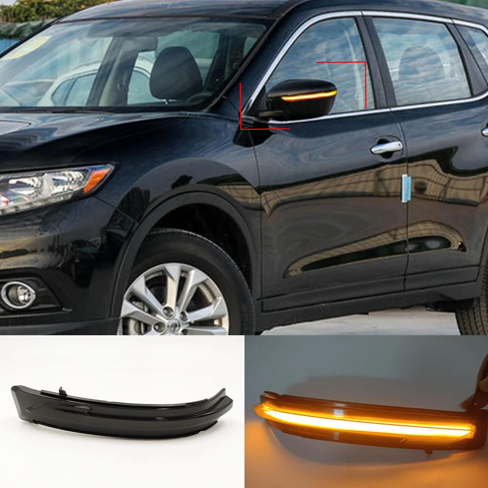 Auto Led Dynamische Richtingaanwijzer voor Nissan X-trail T32 Qashqai