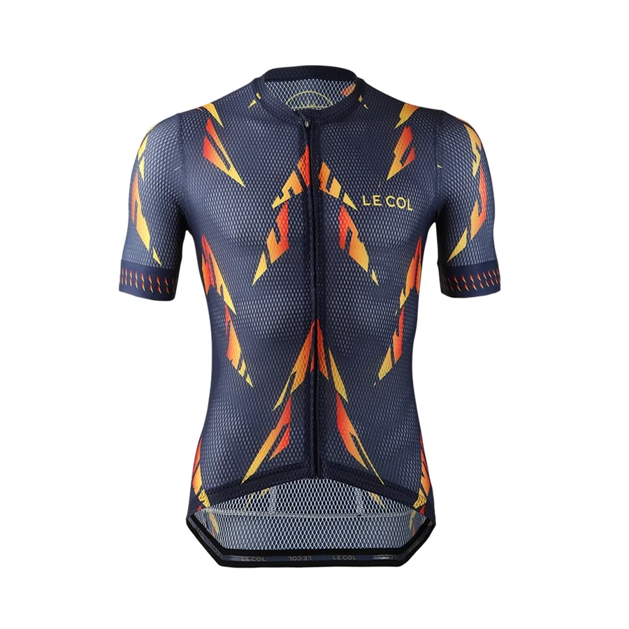 LE COL Мужская гоночная команда, оснащенная заказным ciclismo ropa велосипедом, набор для езды на горном велосипеде, wiggins, велосипедный Триатлон - Цвет: Белый