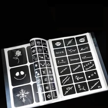 300 шт. шаблон татуировки для покраски тела, Временные Аэрограф, аксессуары для макияжа, шаблон татуировки, шаблон татуировки, стикер, новинка