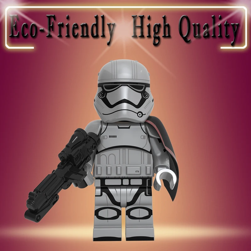

Captain Phasma legoed Starwars Holographic transparency Darth Vader Knights of Wheel Stormtroopers building blocks kid toy XP272
