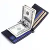 Free Engraving Name Men Genuine Leather Wallet Card Holder Male Purse Small Money Bag Mini Vintage Slim Wallets carteira 5