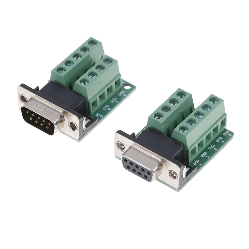 Переходник с db9 "папа" на терминальный блок. Signals terminals. Signals terminals. Signals terminals. Rs232 terminal.