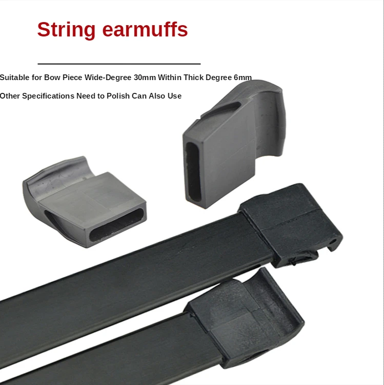 2Pcs/Set Bow Limb String Ear Suit for 30mm*6mm Bow Limb for Tradition Straight Bow Recurve Bow Hunting Archery Accessories ► Photo 3/6