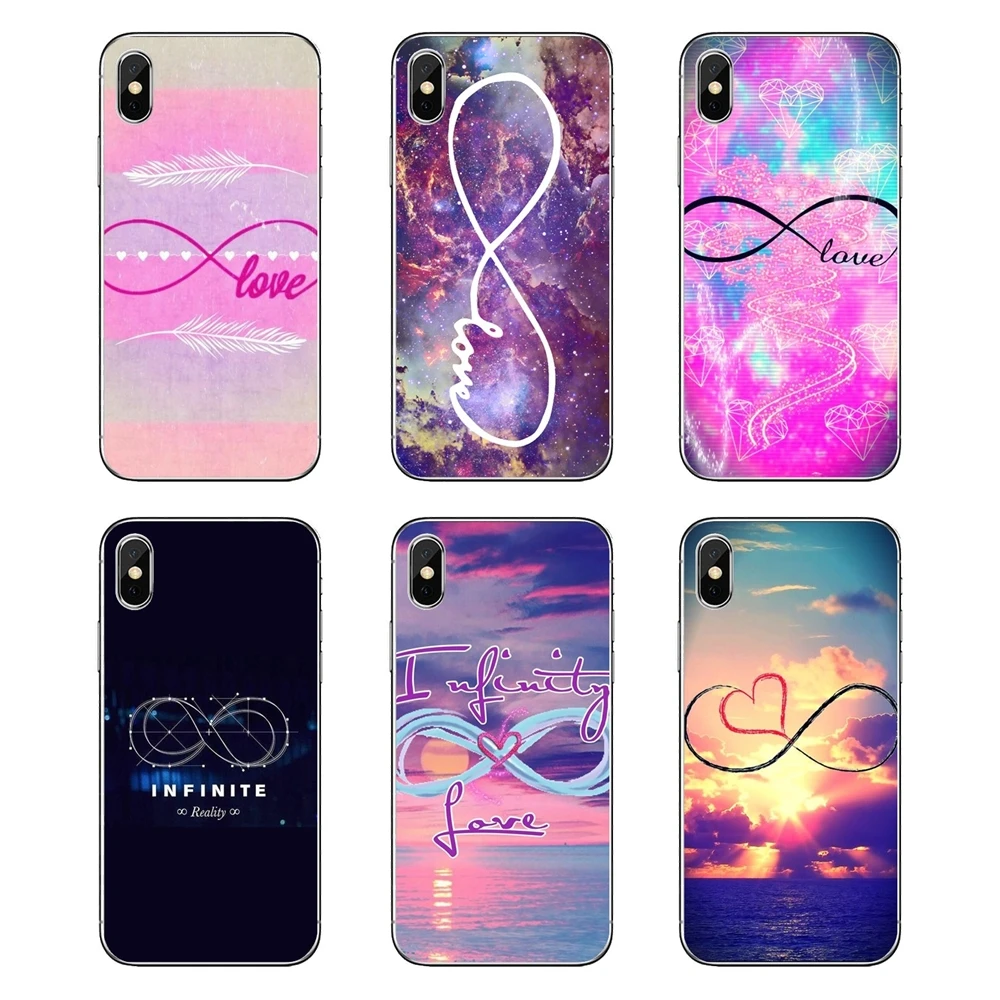 Infinity logo love For Xiaomi Redmi 4X S2 3S Note 3 4 5 6 6A Por Pocophone F1 Mi Transparent Soft Shell Covers |